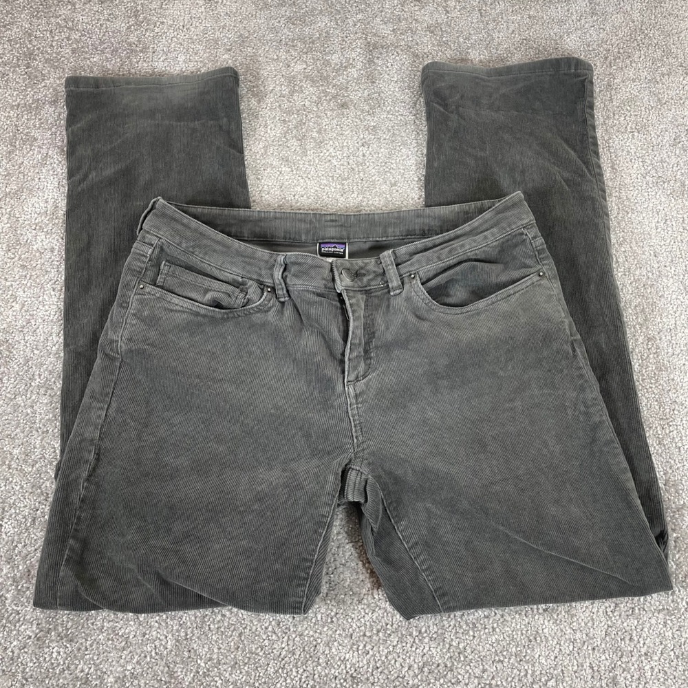 Patagonia Corduroy Pants Womens 34 Straight Organic Cotton Stretch (Sz Tag 30)
